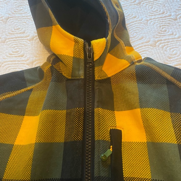 Vintage y2k men’s Lululemon scuba hoodie plaid - Picture 2 of 10
